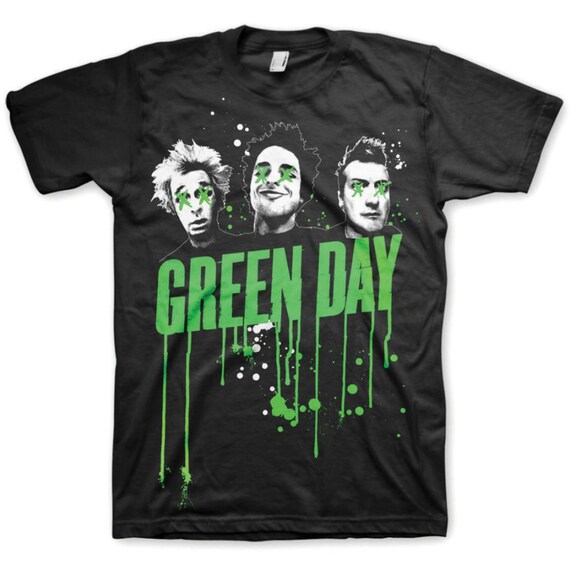 Green Day Drips T-shirt - Etsy