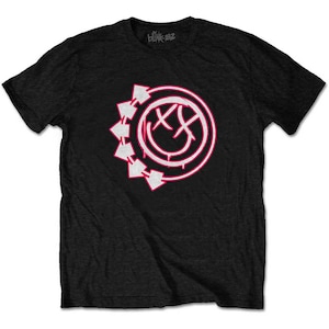 Blink 182 Six Arrow Smiley T-Shirt Fully Licensed