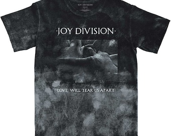 Joy Division Love Will Tear Us Apart Tie Dye Shirt Fully Licensed