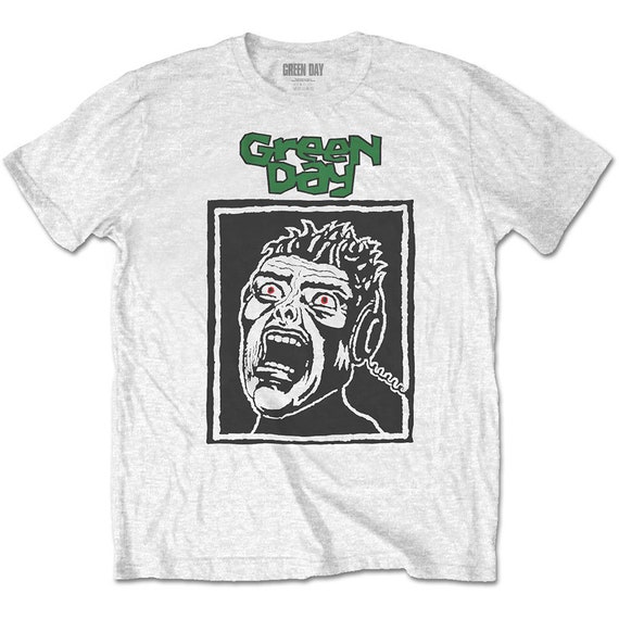 Green Day Scream T-shirt - Etsy