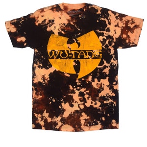 Wu-Tang Bleached T-Shirt Licensed One Of A Kind Shirt