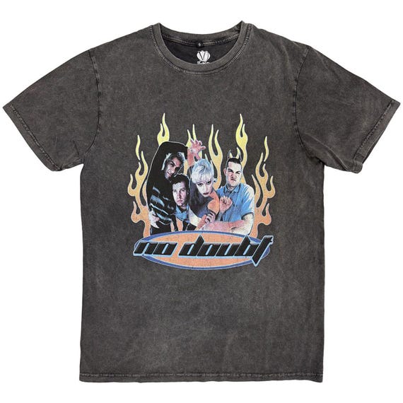 No Doubt Unisex Stone Wash T-Shirt Retro