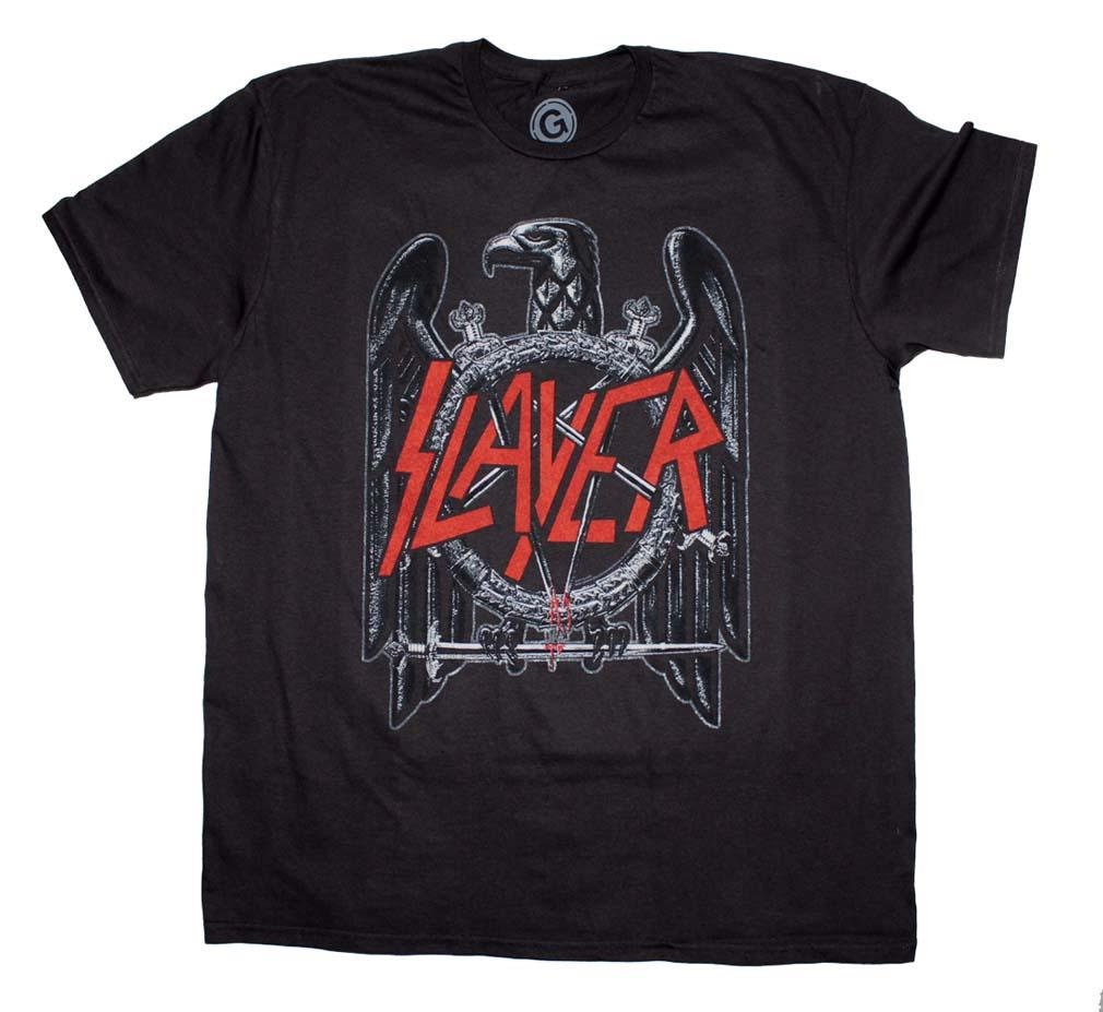 Slayer raining. Slayer raining Blood футболка. Slayer мерч. Демон Slayer мерч.