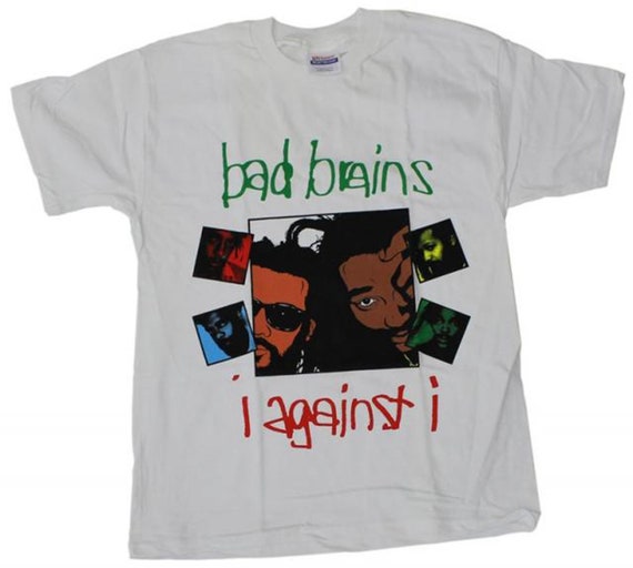 Bad Brains I Against I White New Men T-shirt Fully Licensed Punk -   Canada