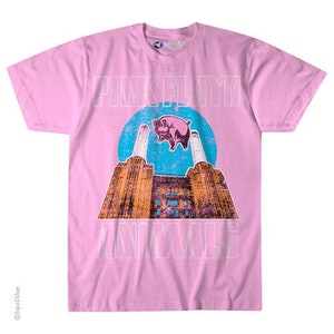 Pink Floyd Animals Pink T-Shirt Licensed Merchandise