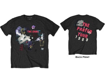 The Cure The Prayer Tour 1989 New Men T-shirt Fully Licensed