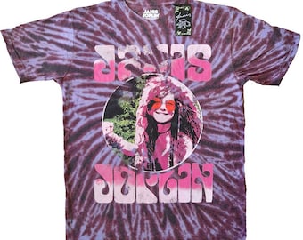Janis Joplin Tie Dye T-Shirt Fully Licensed