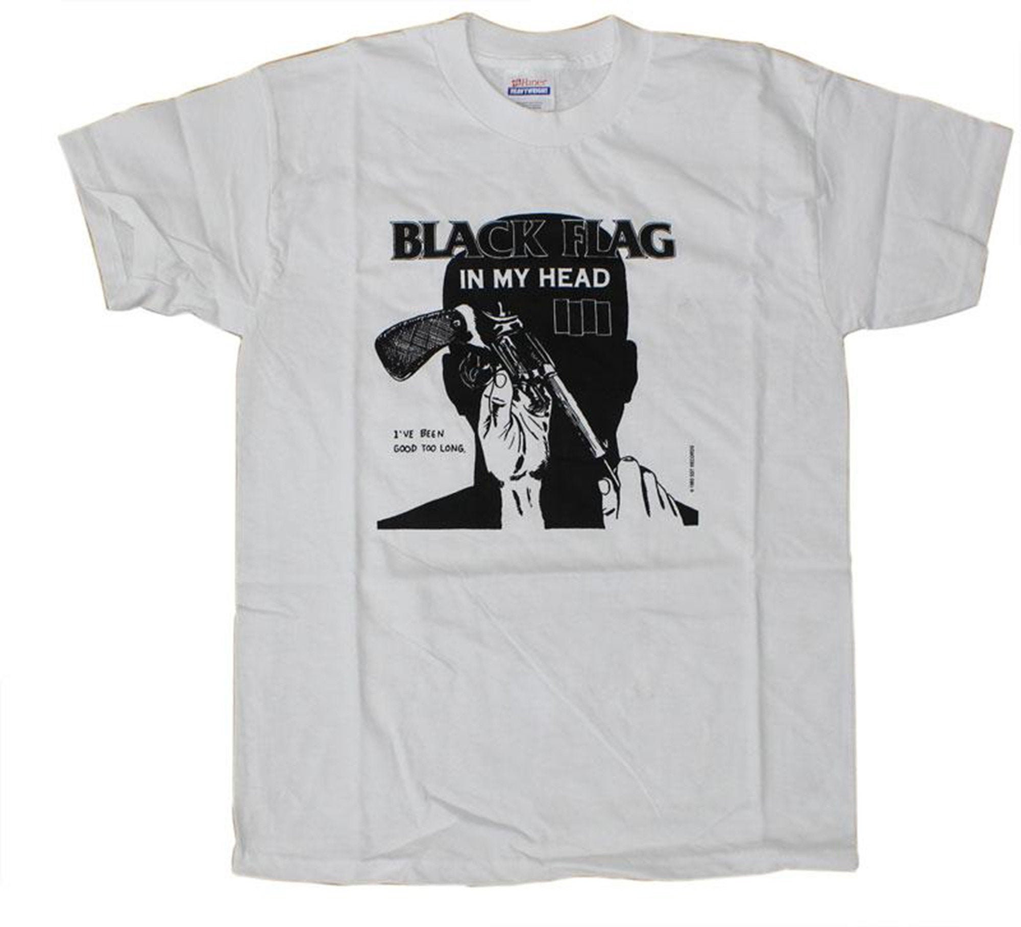 Black Flag In My Head Shirt Fully Licensed Punk Rock