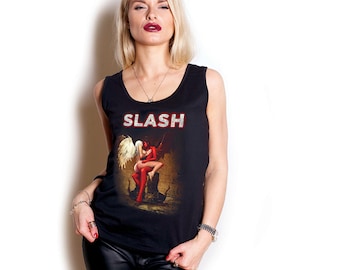 Slash Ladies Angel And Devil T-Shirt Authentic