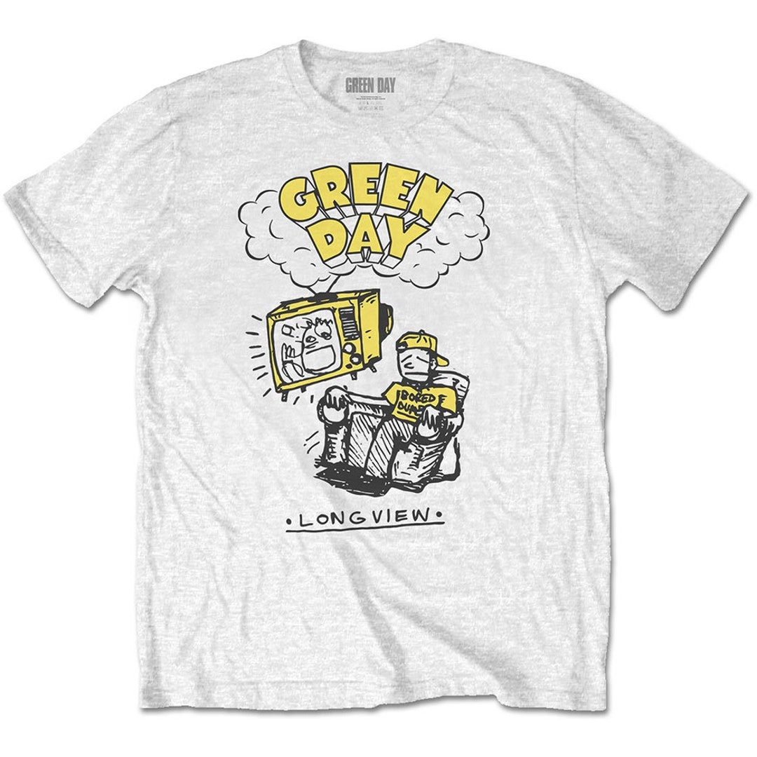 Green Day Longview Doodle T-shirt - Etsy