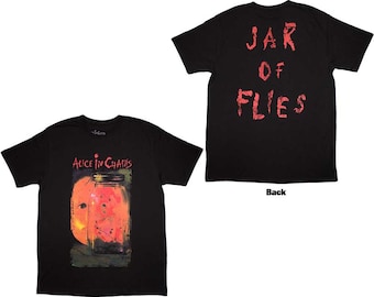 Alice In Chains Unisex T-Shirt Jar of Flies Black Back Print