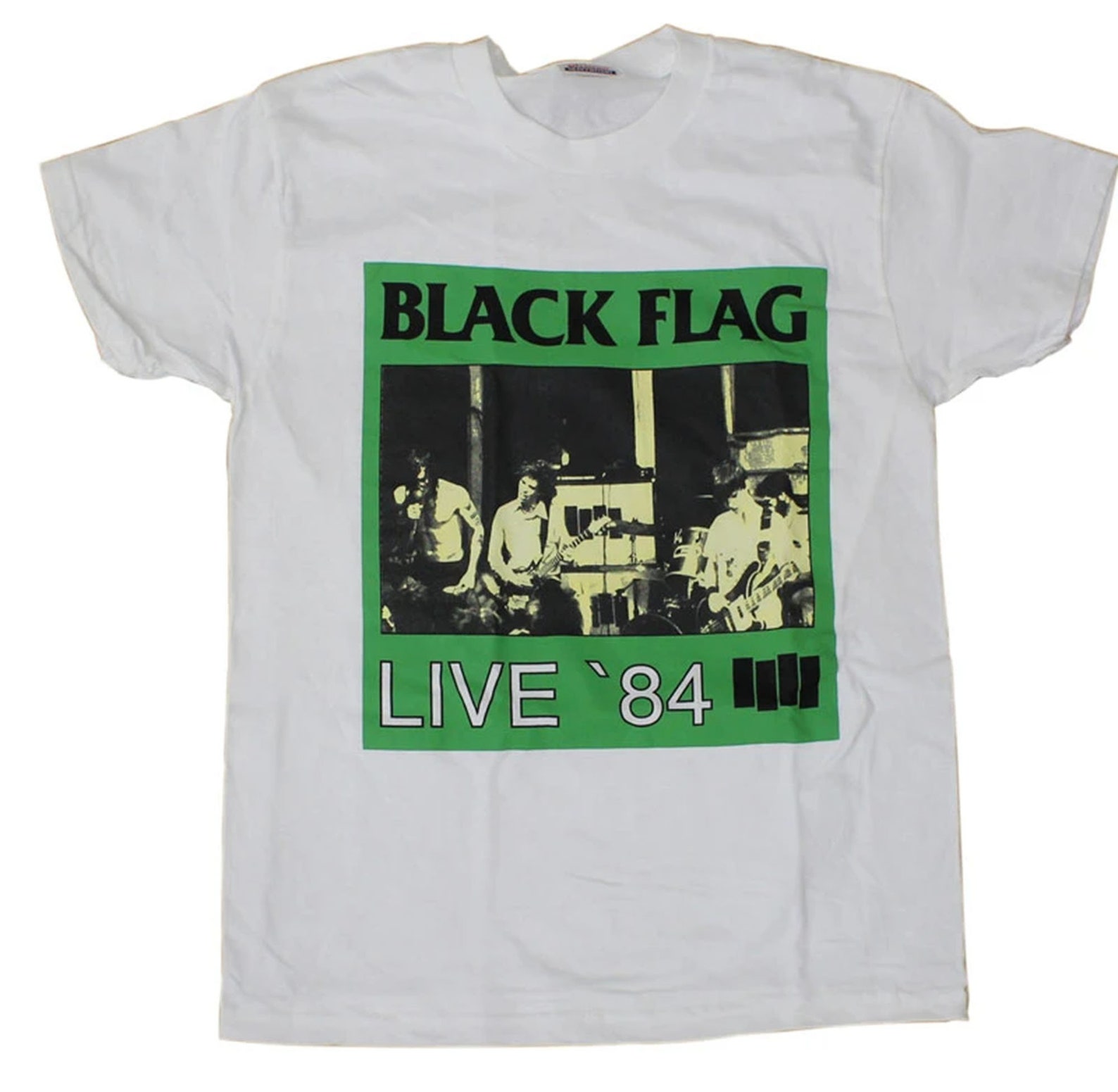 Black Flag Live '84 T-shirt Fully Licensed Punk Rock - Etsy