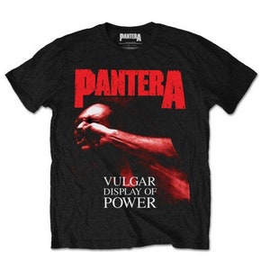 Pantera Red Vulgar Shirt Fully Licensed