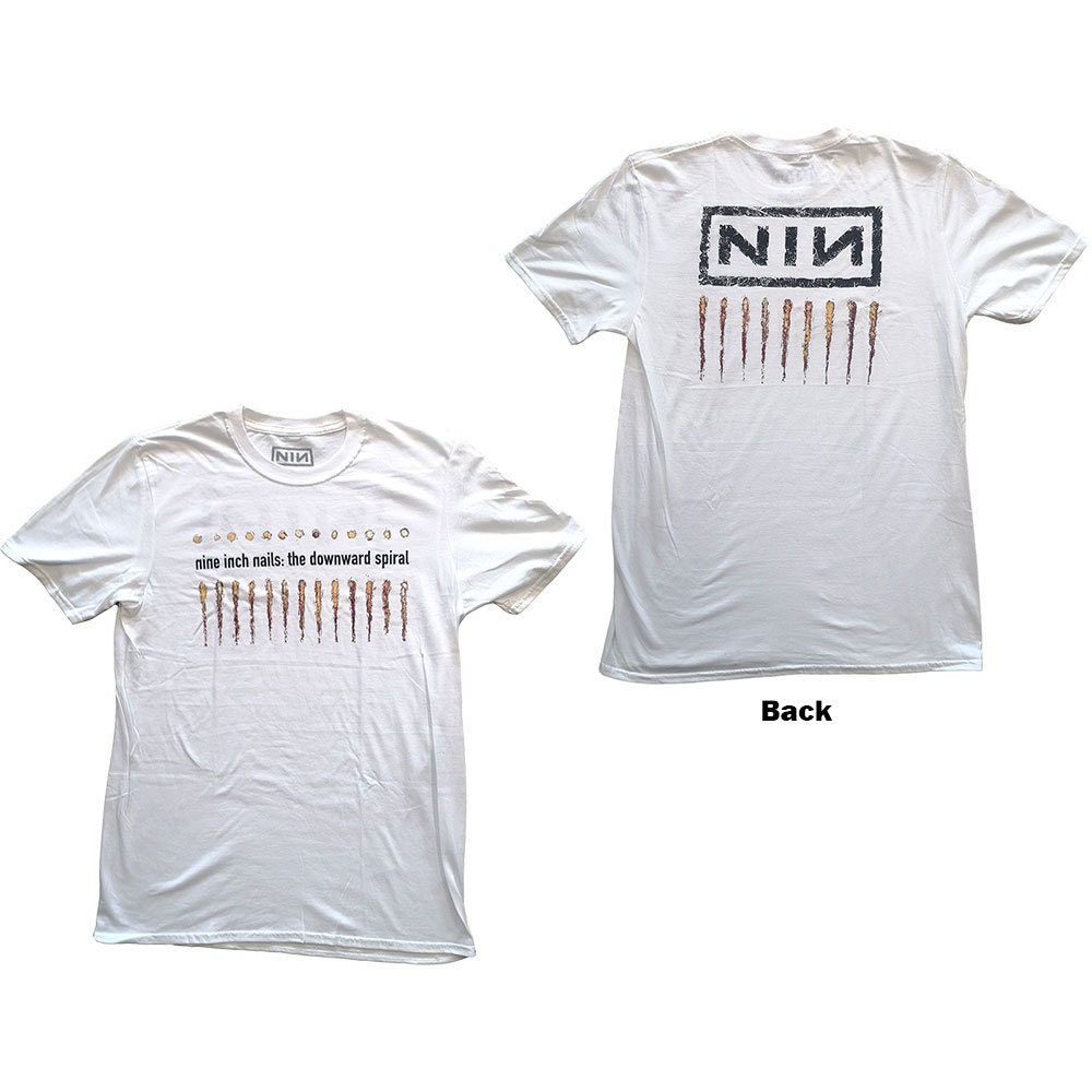 nine inch nails downward Tシャツ vintage