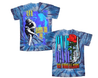 Guns And Roses Use Your Illusion Tie Dye T-Shirt