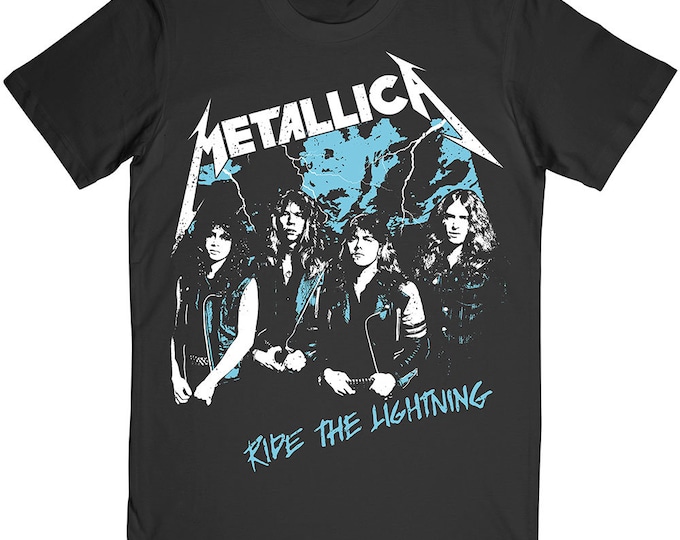 Metallica Vintage Style Ride the Lightning - Etsy
