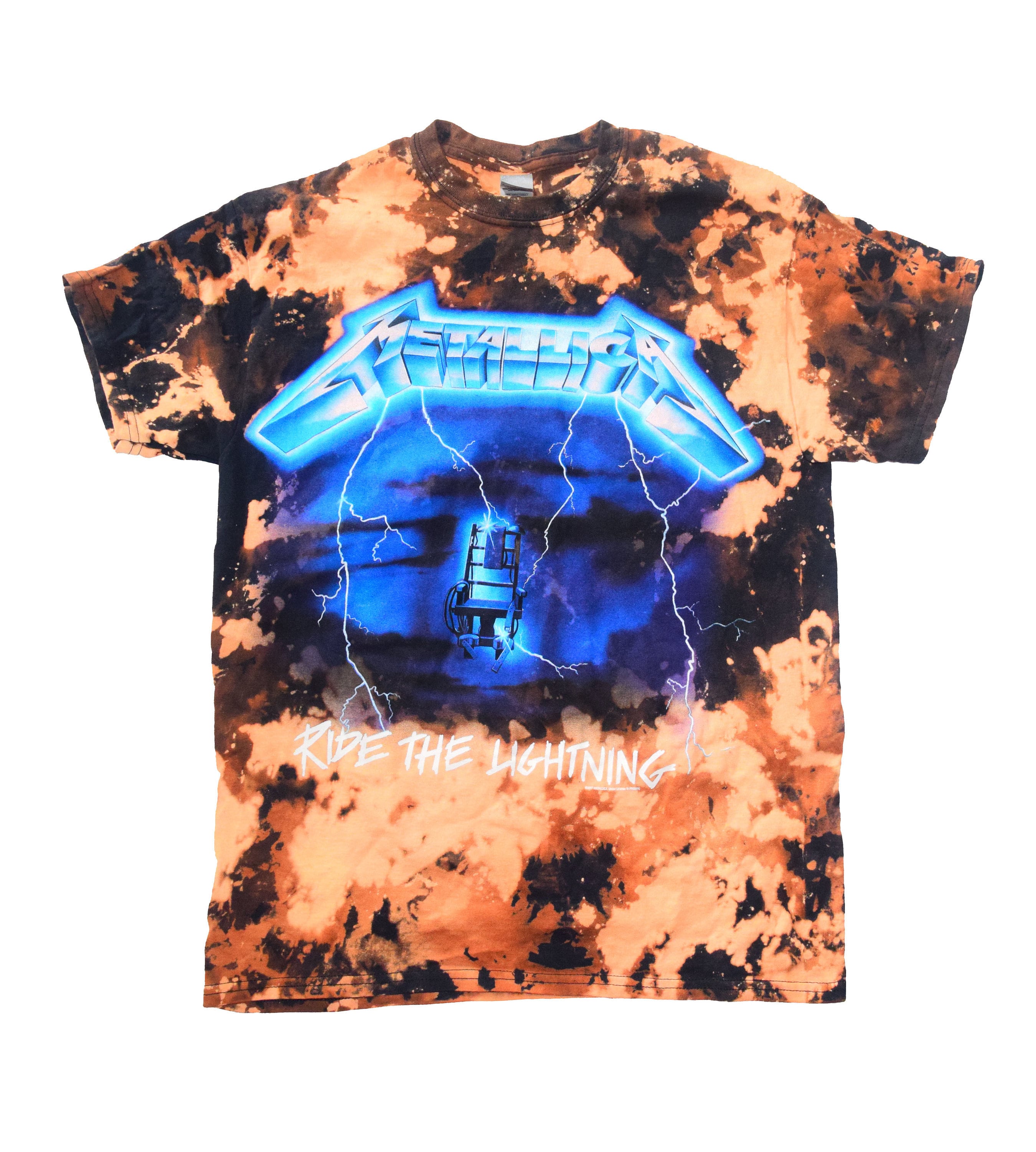 metallica bleached t shirt