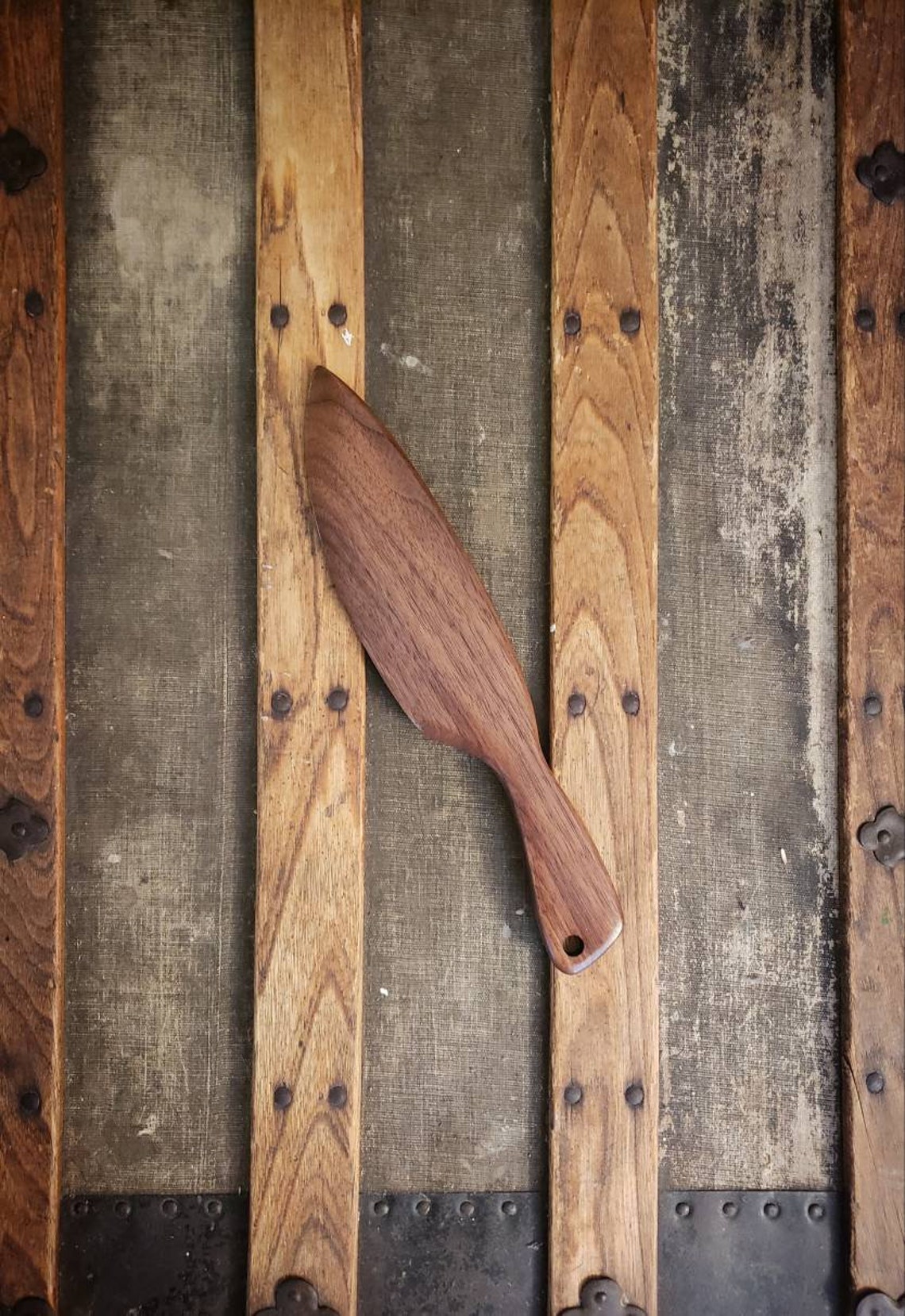 Beautiful Black Walnut Knife / Knife Play / BDSM Knife / Etsy