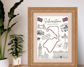 Silverstone Formula 1 Grand Prix Digital Print