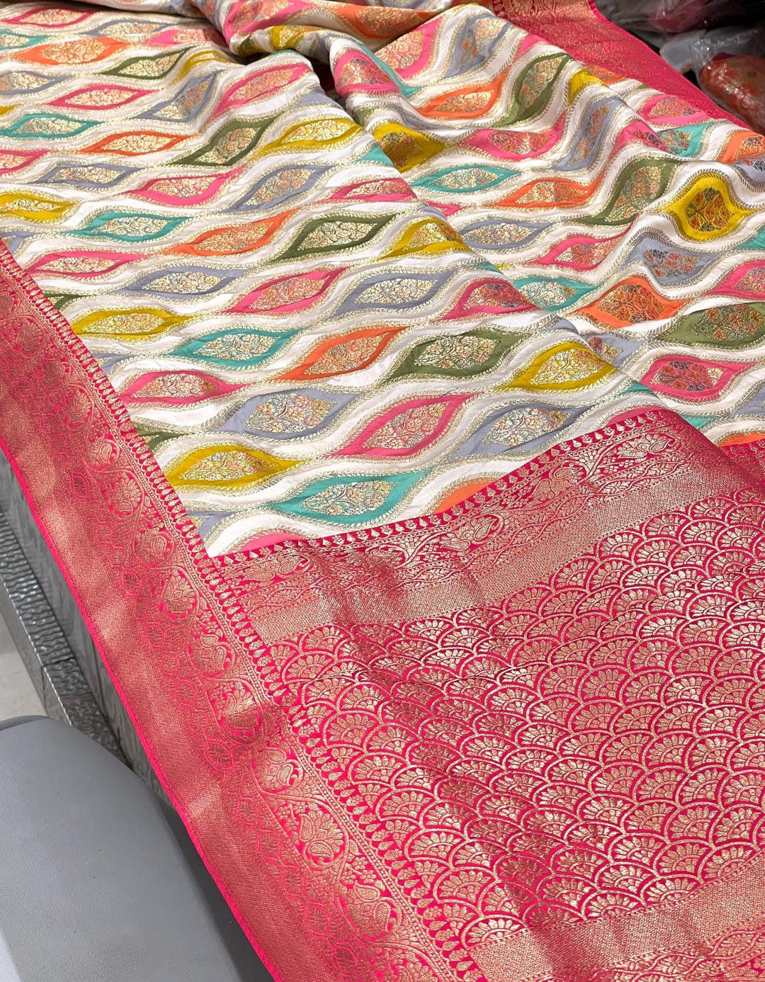 Latangi Modal Satin Saree main image 1