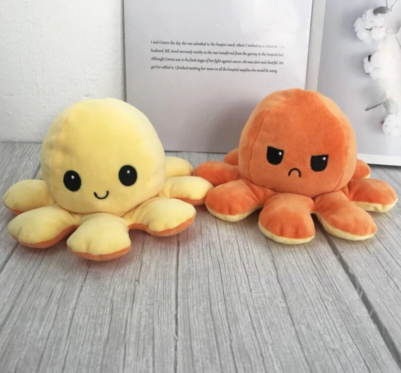 Reversible Flip octopus Plush | Etsy