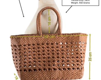 Woven leather tote bag size Small & Big Cannage Coco-S   YOCO  (Y99880CS)