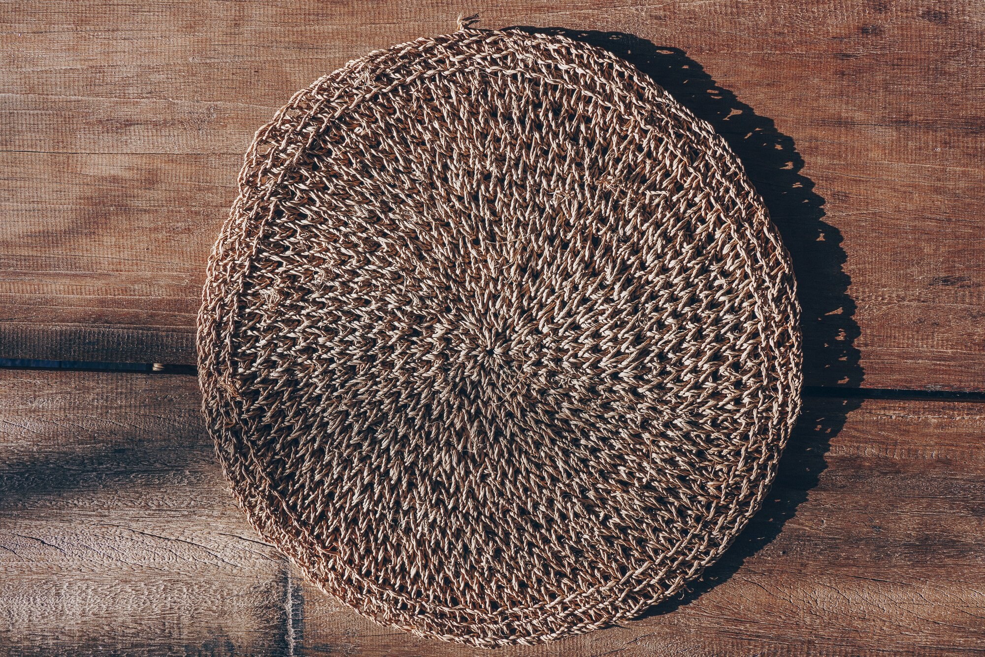 Circular Seagrass Placemats Etsy UK