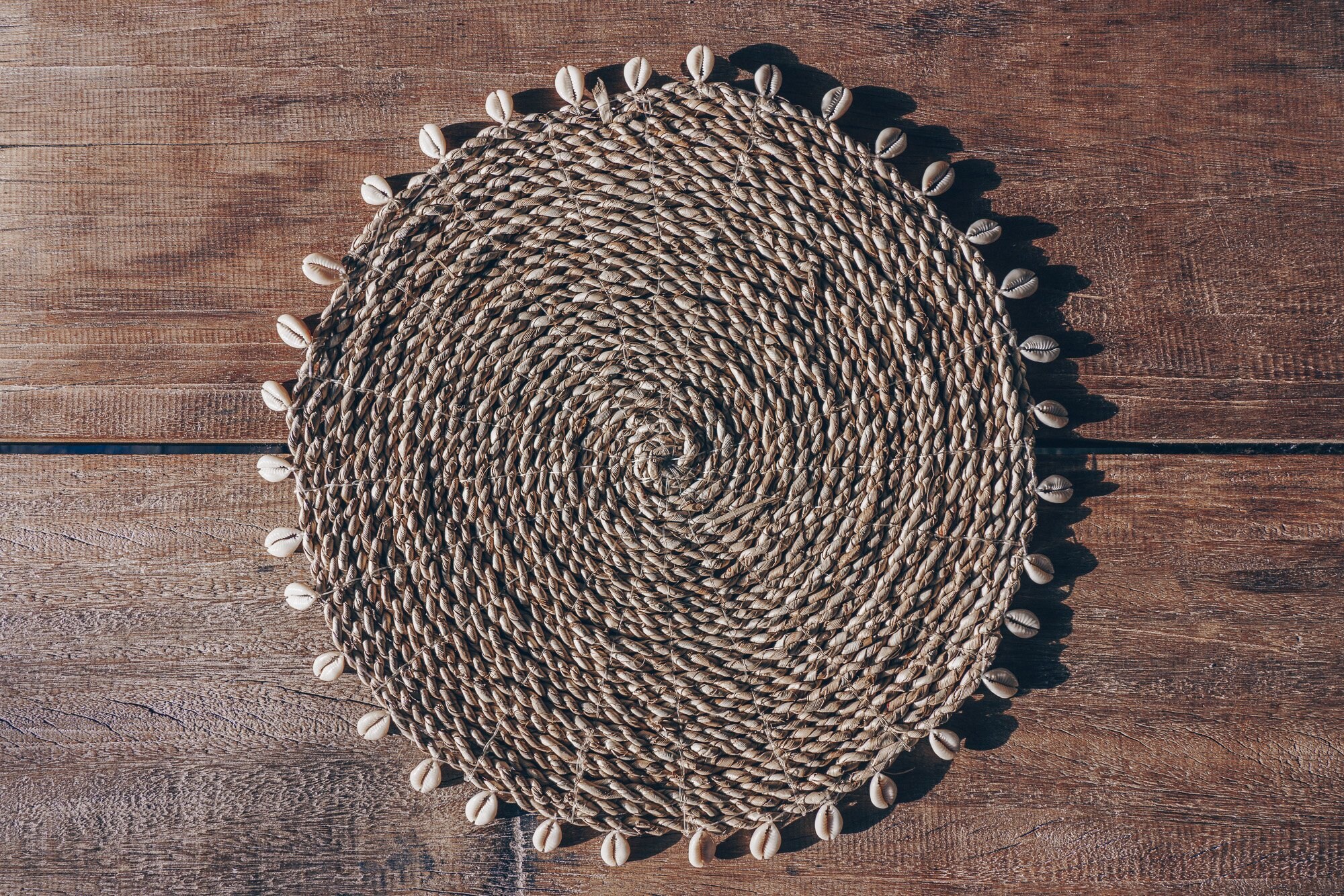 Circular Seagrass Placemats Etsy UK