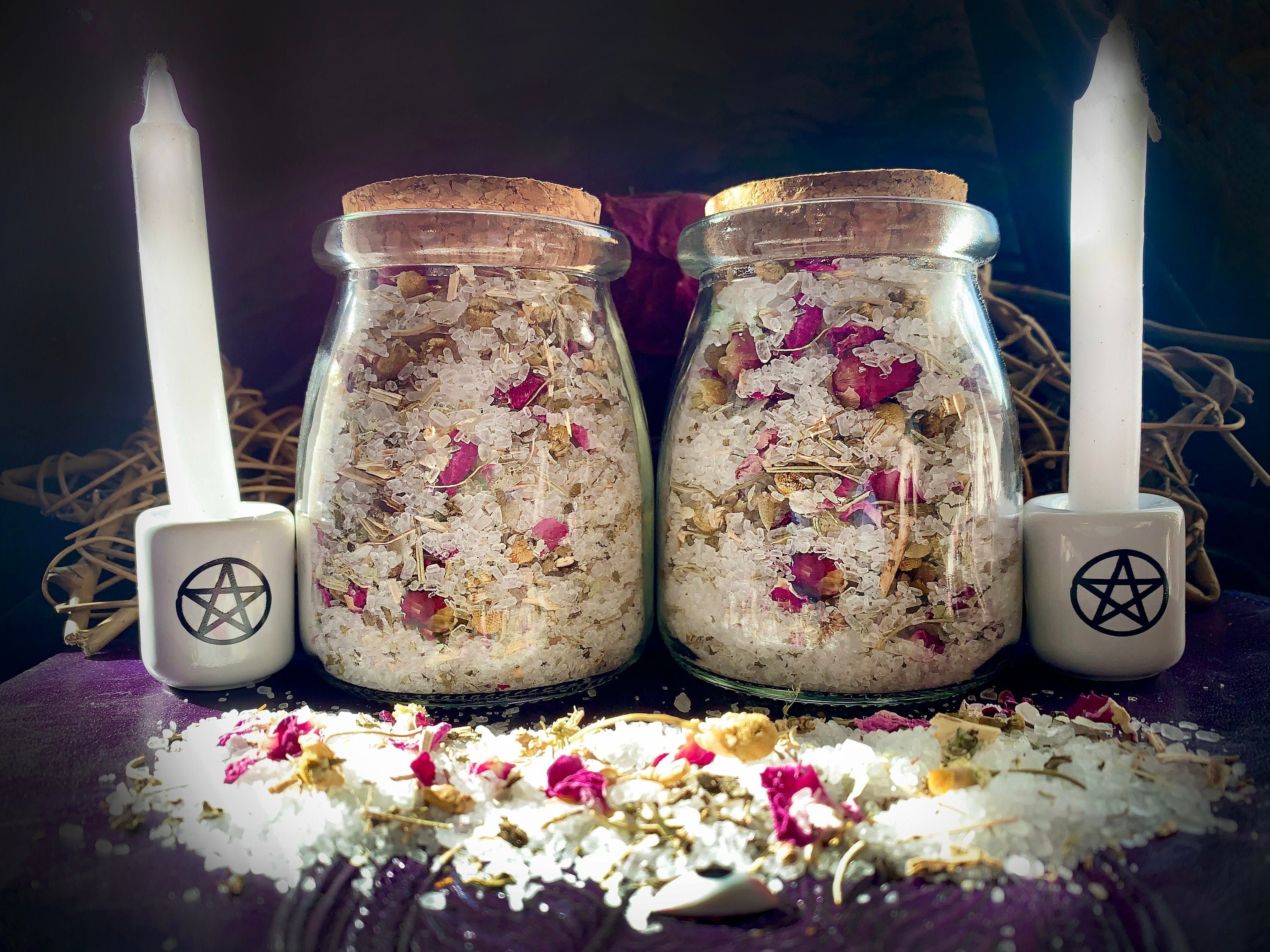 UNCROSSING Bath Salts Kit, HEX BREAKER Bath, Epsom Salts, Witchcraft,…