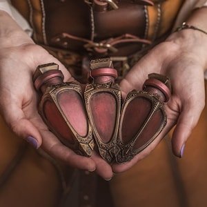 Fiaschetta di pozione di schiuma LARP: accessorio morbido per cosplay