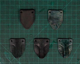Green Leather Armor Scales: DIY Larp Armor Supplies