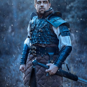 Witcher 3 Inspired Leather Armor for LARP, Cosplay, Medieval Fantasy