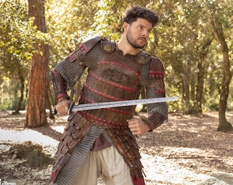 FULL SET Viking armor, fantasy armor based on historial models