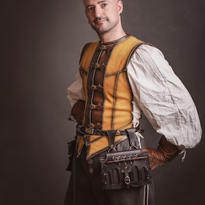 Läderbokhållare för bälte: Renaissance Fair LAIV Spellbook Case bild 13