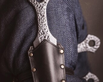 レザークナイナイフホルスター：LARPルネッサンスフェアシース - Etsy 日本