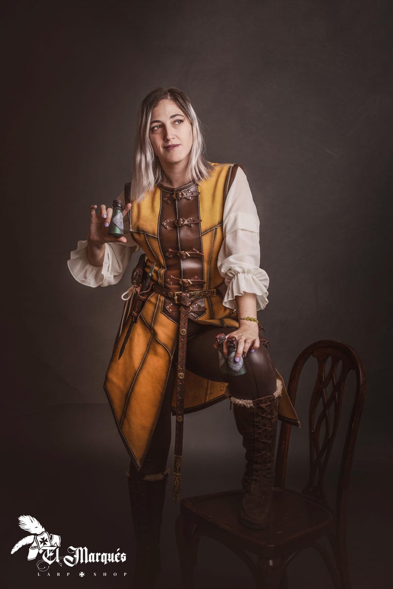 Handmade Larp Potion Bottle: Alchemical Spell, Mage Accessory image 6
