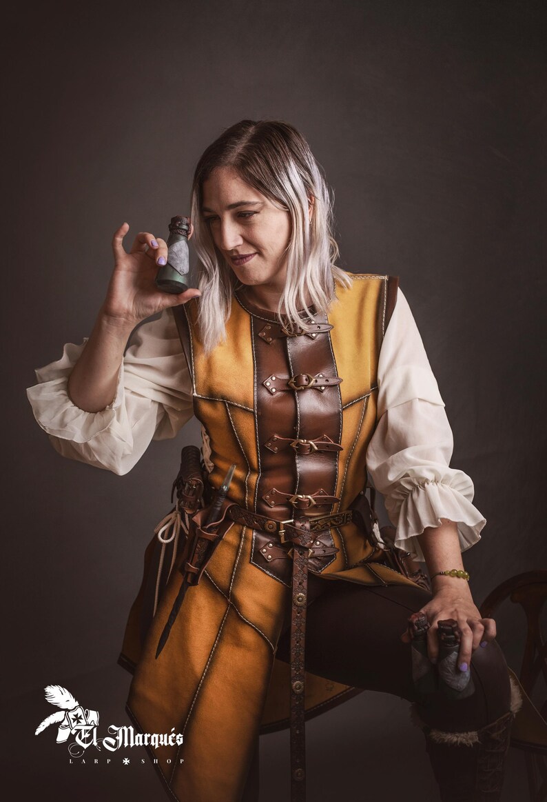 Handmade Larp Potion Bottle: Alchemical Spell, Mage Accessory image 4