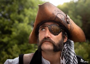 Cache-œil Pirate En Cuir Vintage Médiéval - Accessoire Cosplay Halloween Homme Femme | Déguisement, Théâtre, Photo