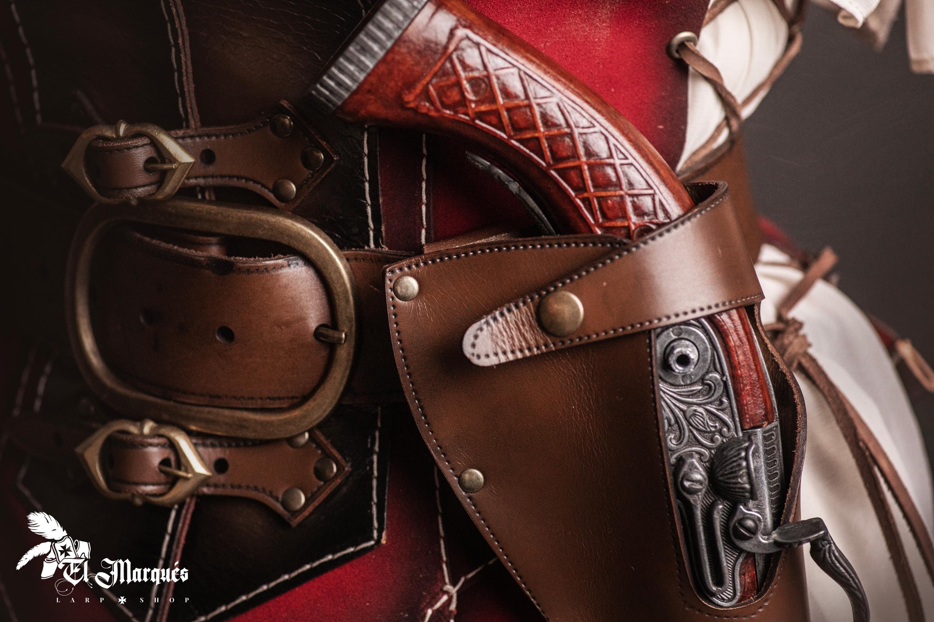 ウエスタン ガンベルト ホルスター 本革 カウボーイ コスプレ 小道具