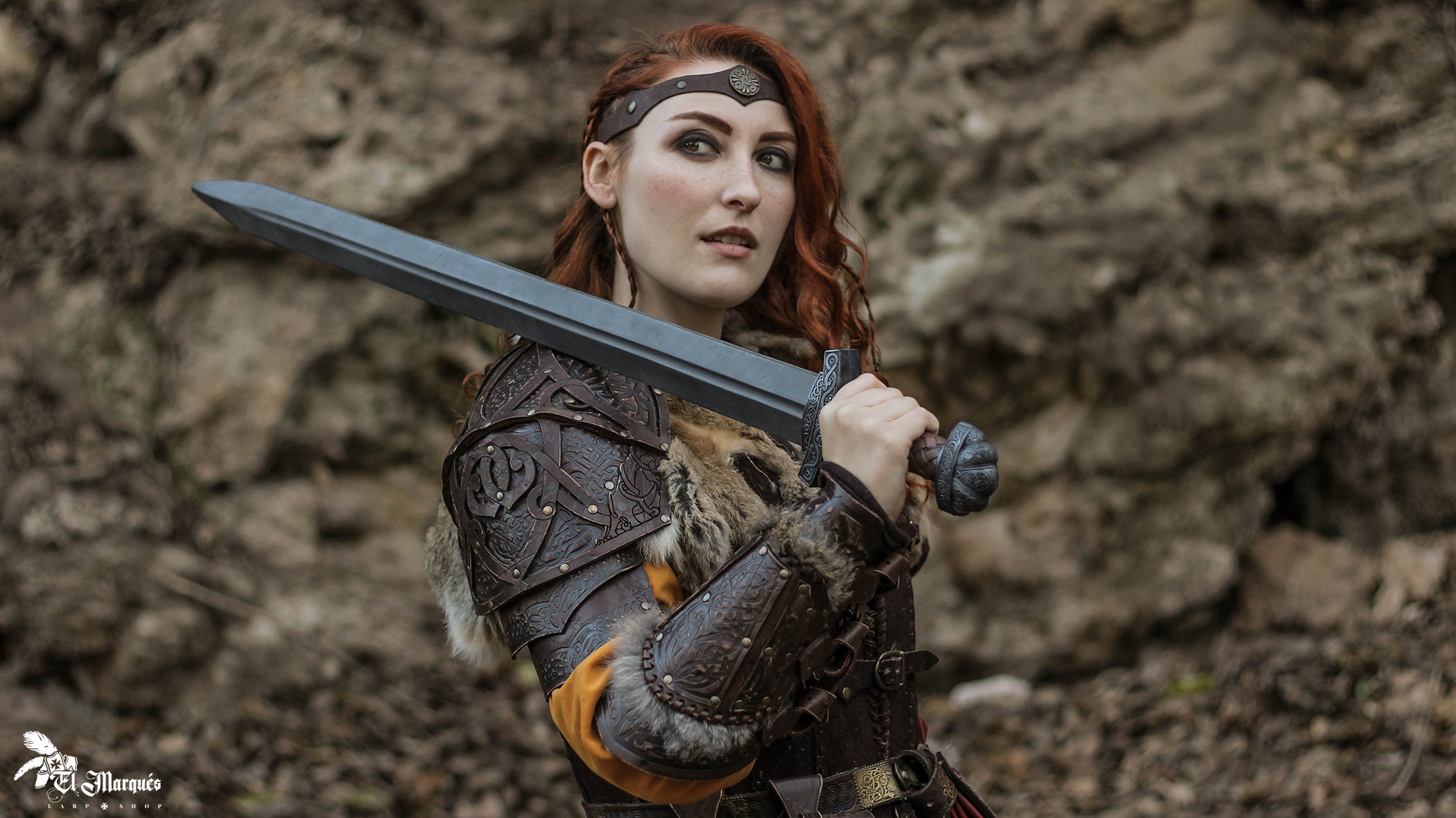 Pauldron In Pelle PU Vintage Per Cosplay – Spallaccio Vichingo Regolabile Per Halloween E Feste In Costume