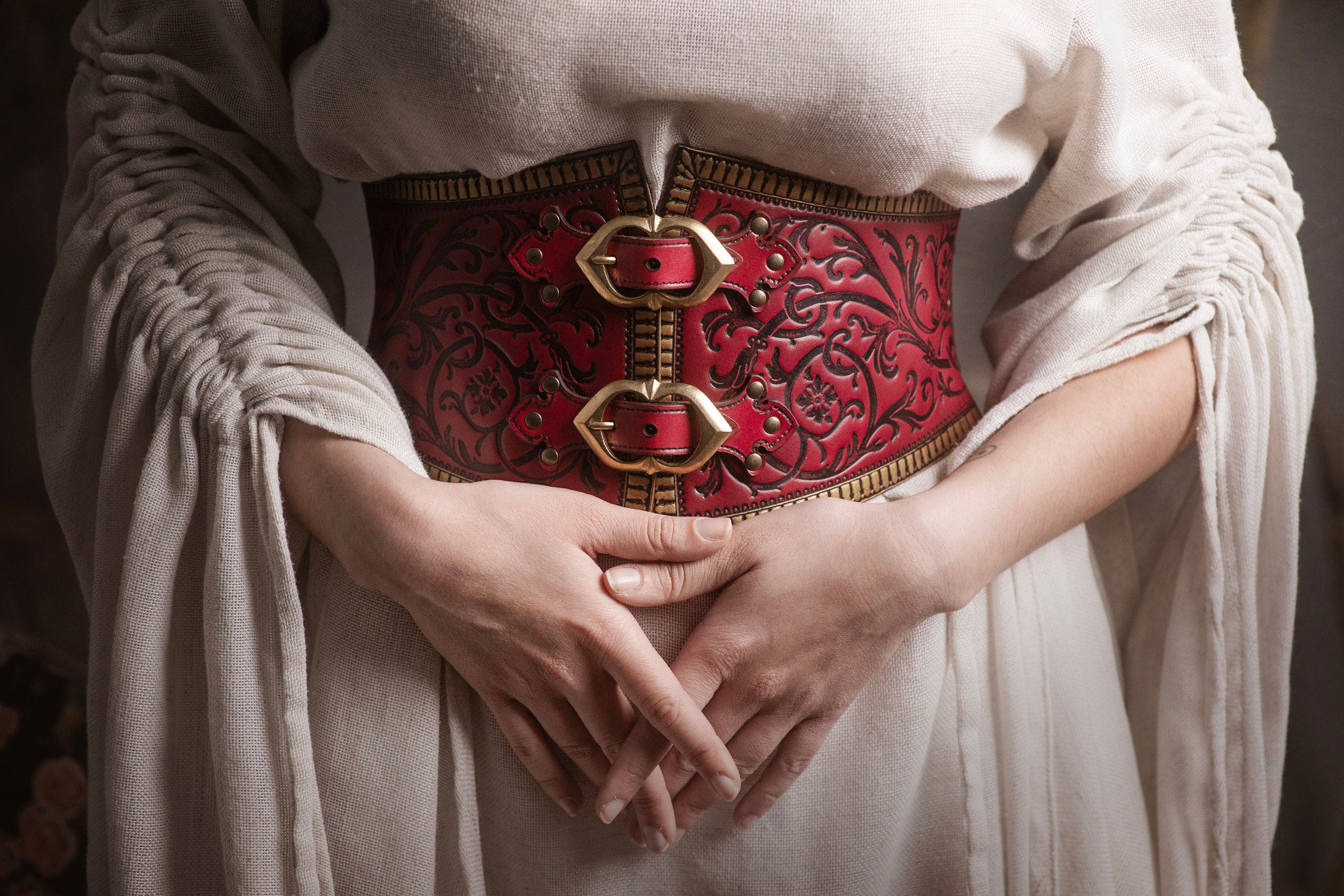 Gold corset belt outlet