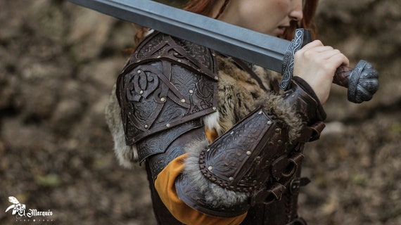 Medieval Bracers for Men LARP Arm Guard Armor Cuff Viking Warrior Knight