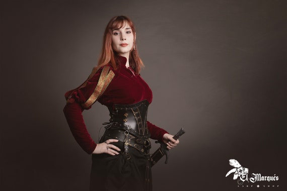 Viking Leather Corset Belt L display picture 1