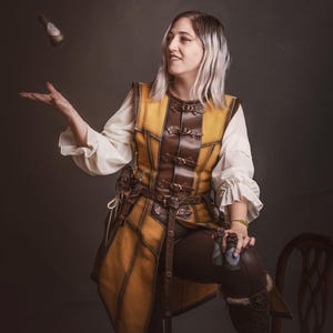 Handmade Larp Potion Bottle: Alchemical Spell, Mage Accessory image 3