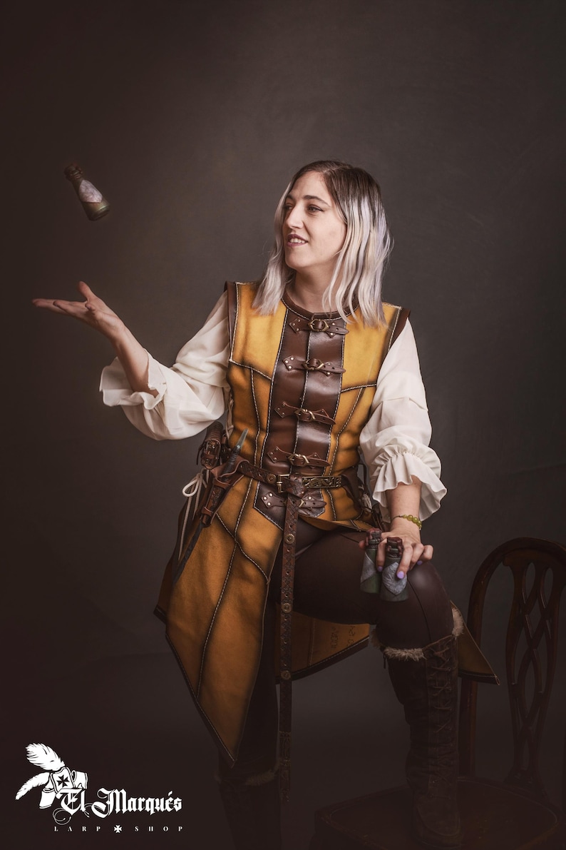 Handmade Larp Potion Bottle: Alchemical Spell, Mage Accessory image 3