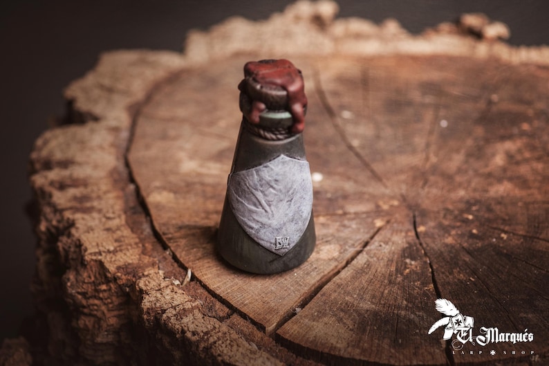 Handmade Larp Potion Bottle: Alchemical Spell, Mage Accessory One