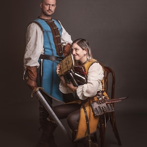 Läderbokhållare för bälte: Renaissance Fair LAIV Spellbook Case bild 4