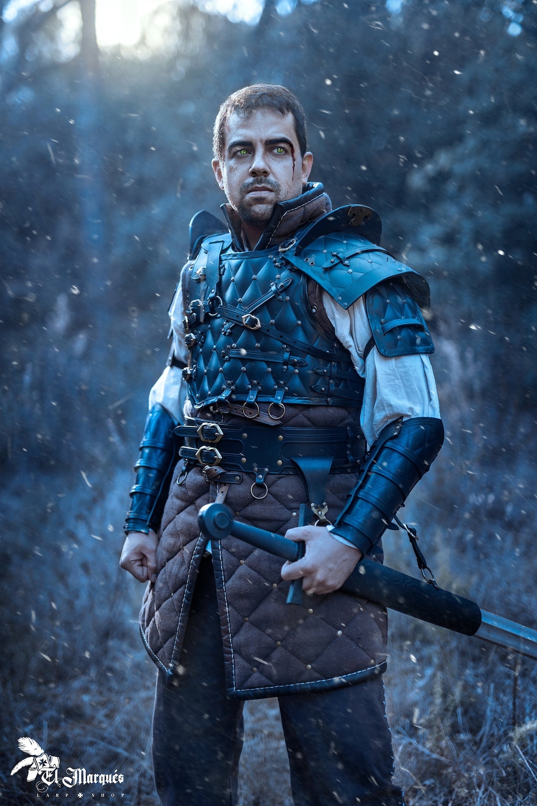 Larp Armor. Leather Armor Inspired by the Witcher 3. Witcher Cosplay