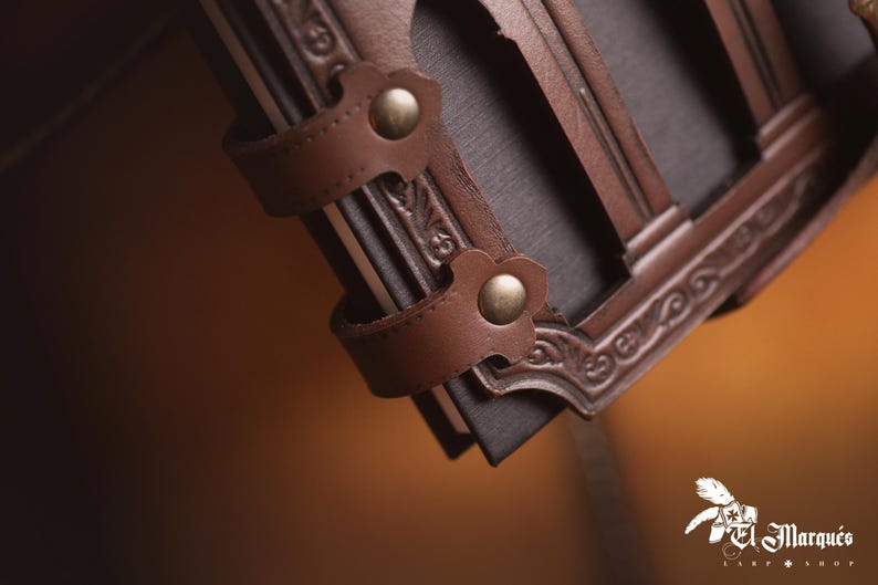 Läderbokhållare för bälte: Renaissance Fair LAIV Spellbook Case bild 10