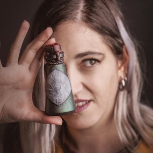 Handmade Larp Potion Bottle: Alchemical Spell, Mage Accessory image 2
